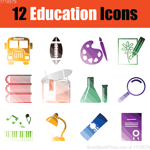 Image of Education icon set