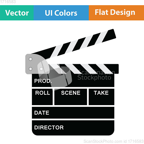 Image of Movie clap board icon