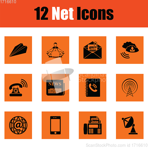 Image of Communication icon set