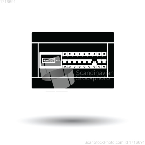 Image of Circuit breakers box icon