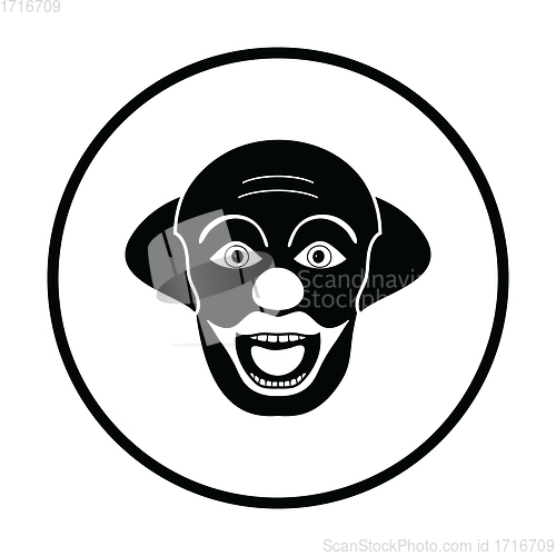 Image of Party clown face icon