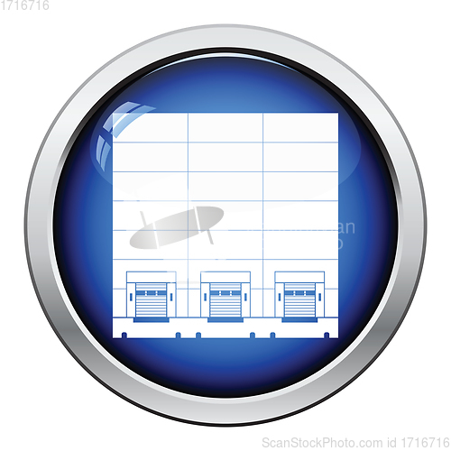 Image of Warehouse logistic concept icon