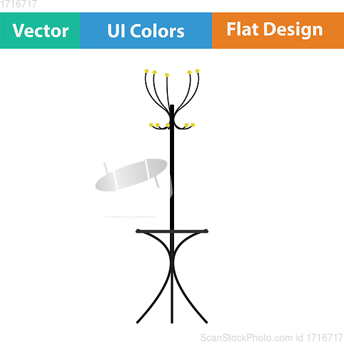 Image of Office coat stand icon