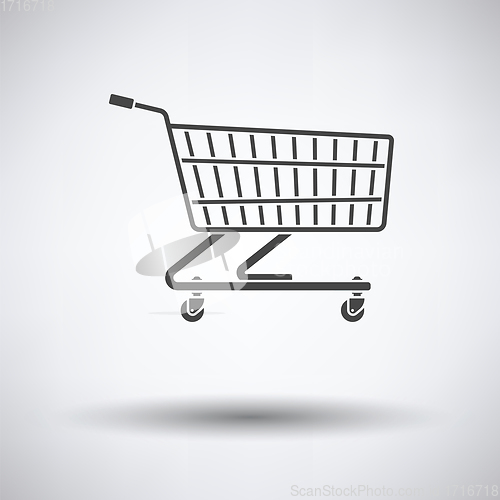 Image of Supermarket shopping cart icon
