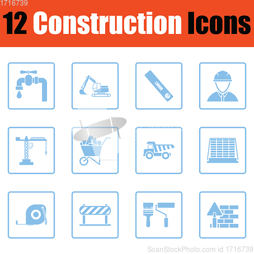 Image of Construction icon set