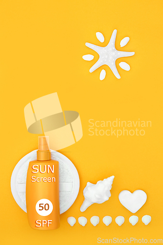 Image of SPF Factor 50 Sunscreen for Skin Cancer Protection