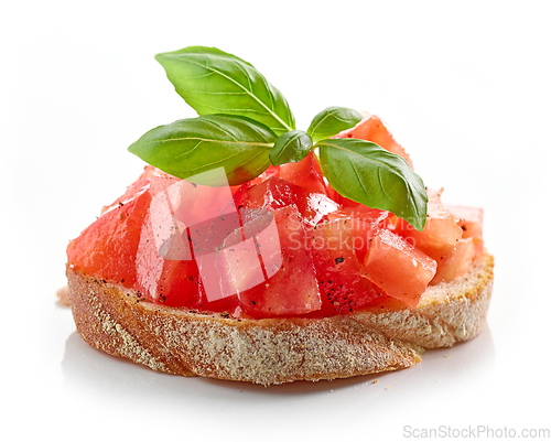 Image of bruschetta with tomato