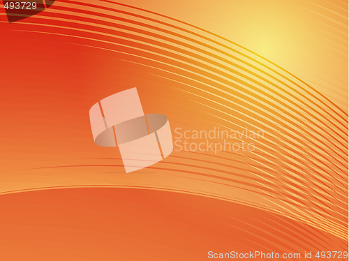 Image of Wavy glowing colors