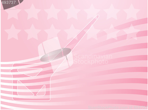 Image of USA election voting illustration