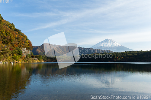 Image of Mountain Fuji in Autumn