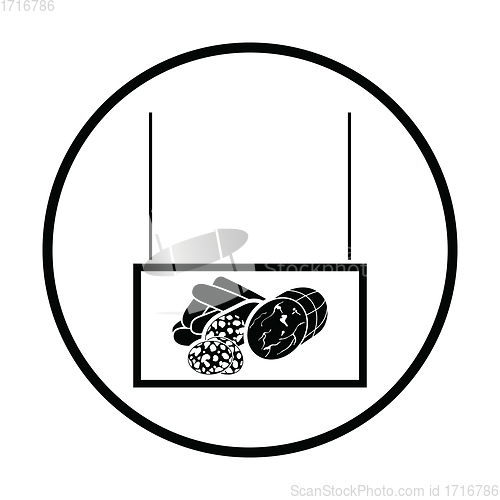 Image of Sausages market department icon