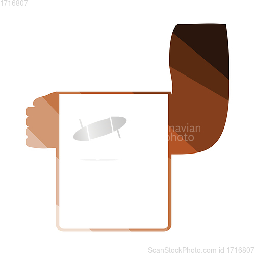 Image of Waiter hand with towel icon