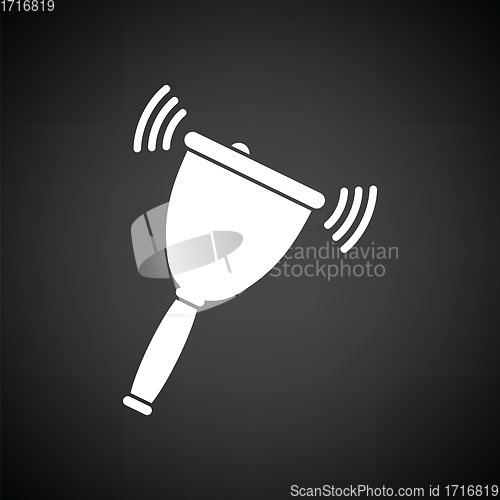 Image of School hand bell icon