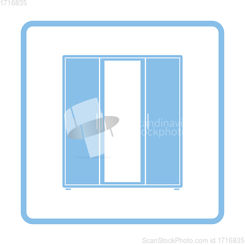 Image of Wardrobe with mirror icon