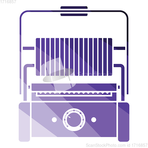 Image of Kitchen electric grill icon