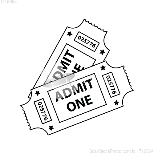 Image of Cinema tickets icon