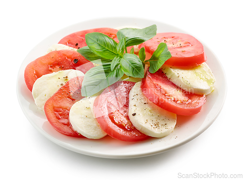 Image of tomato and mozzarella 