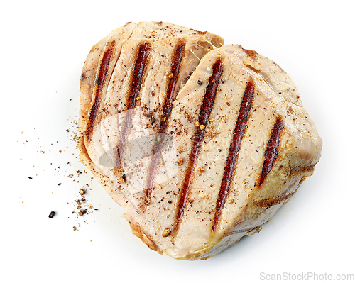 Image of freshly grilled tuna steak