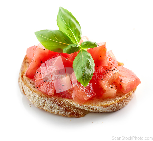 Image of bruschetta with tomato