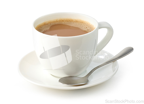 Image of cup of coffee with milk