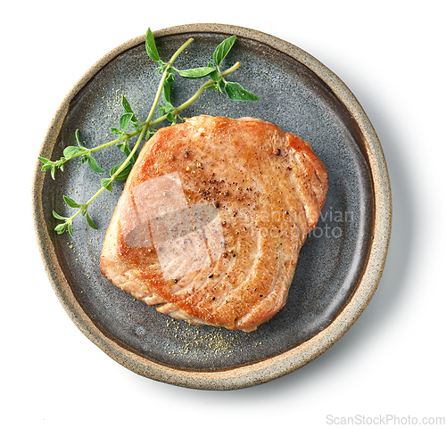 Image of freshly roasted tuna steak