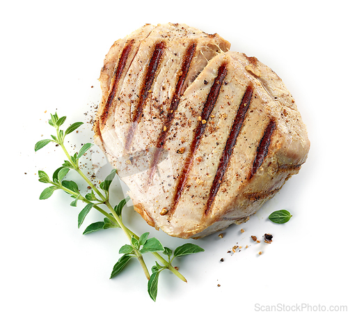 Image of freshly grilled tuna steak