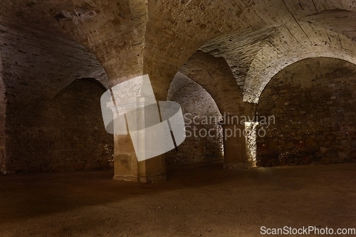 Image of Arched chamber under old temple in Krzeszow