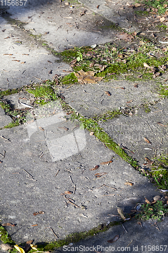 Image of old concrete slabs