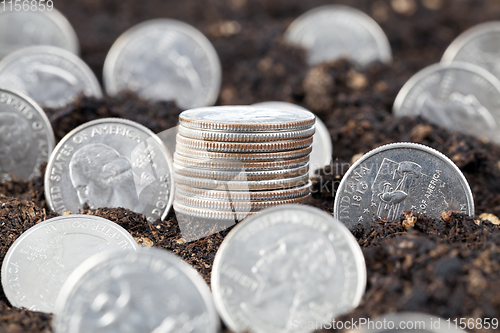 Image of American coins