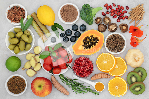 Image of Vegetarian and Vegan Food for Immune System Boost