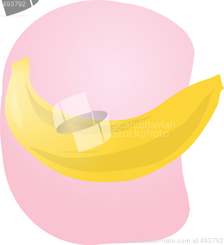 Image of Banana fruit illustration