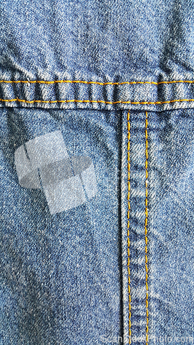 Image of Denim clothing texture