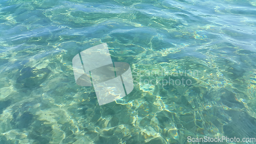 Image of Clear turquoise sea water