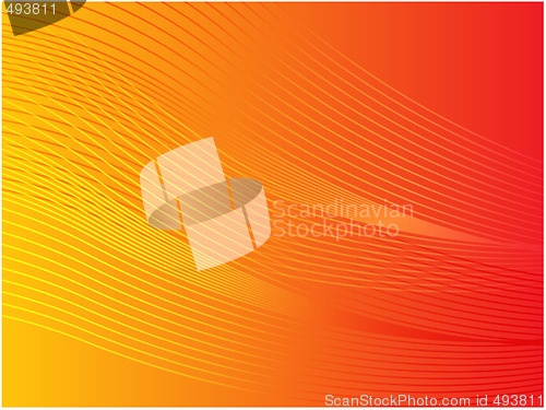Image of Wavy glowing colors