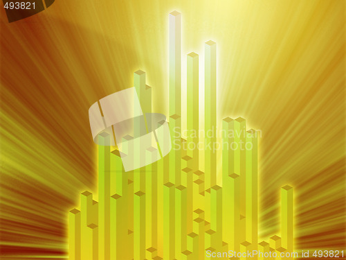 Image of 3d columns illustration