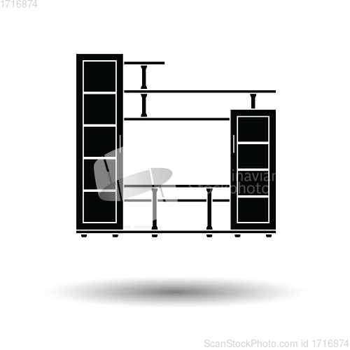 Image of Media furniture icon