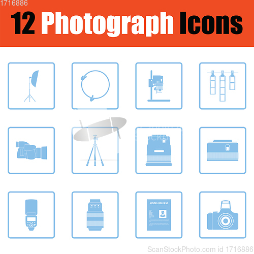 Image of Photography icon set