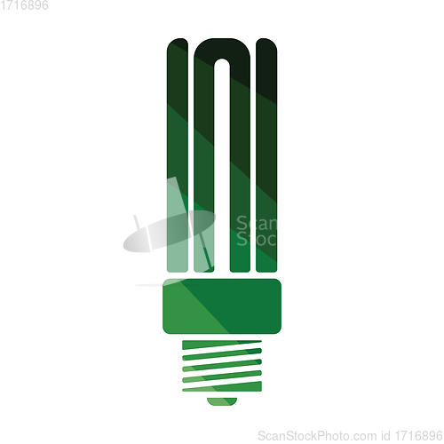 Image of Energy saving light bulb icon