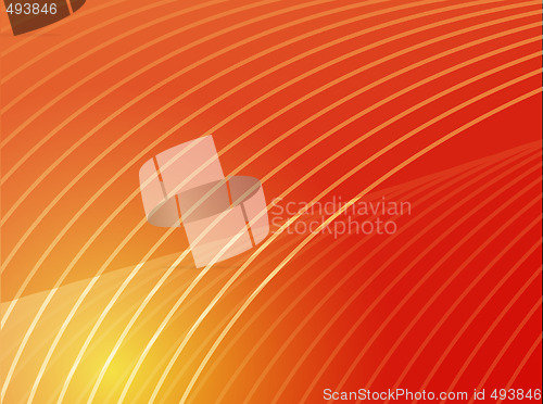 Image of Wavy glowing colors