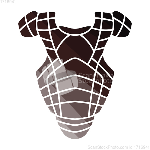 Image of Baseball chest protector icon