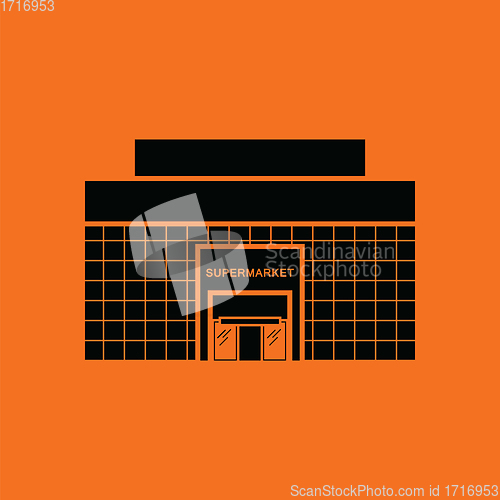 Image of Supermarket building icon