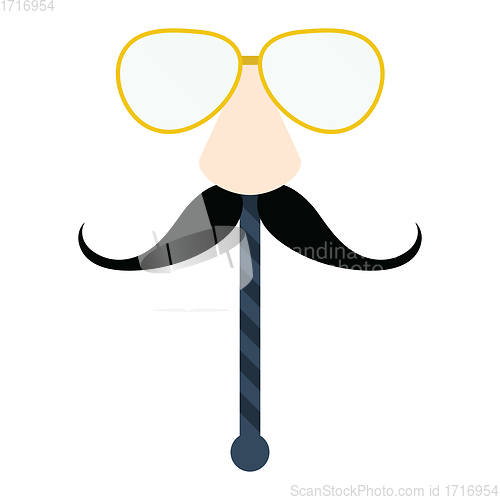 Image of Glasses and mustache icon