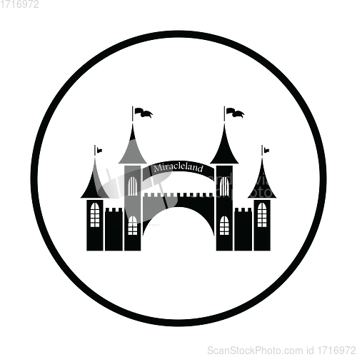 Image of Amusement park entrance icon