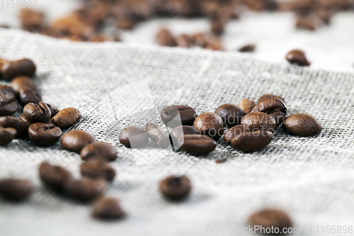 Image of flax surface and coffee