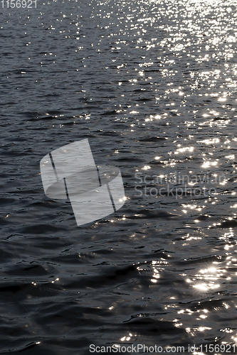 Image of surface of the lake