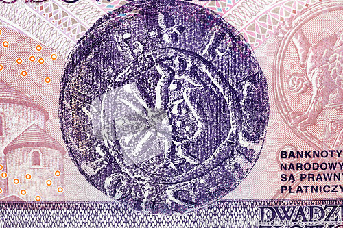 Image of Polish banknotes, close-up