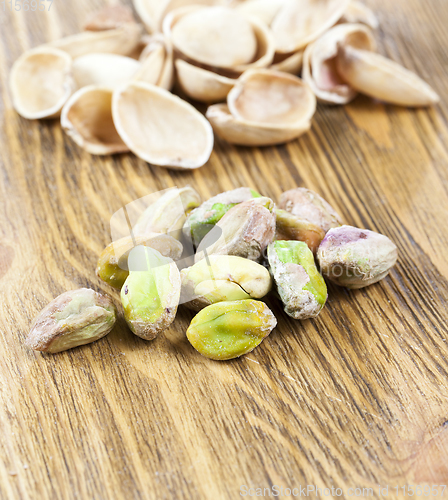 Image of salted roasted pistachios