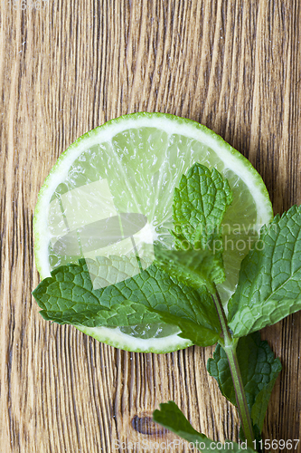 Image of piece of green lime