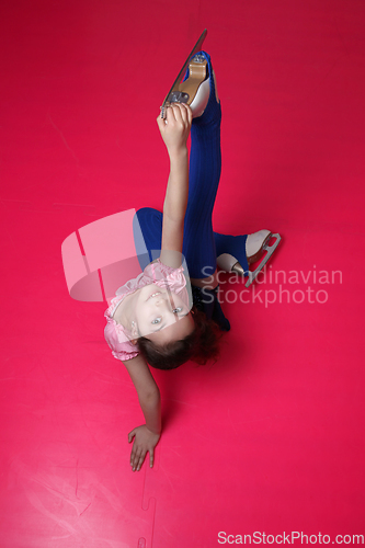 Image of Figure Skater on Artificial Ice