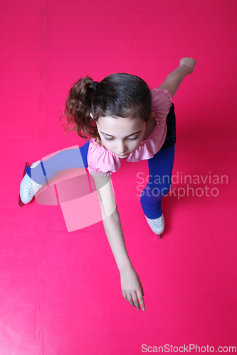 Image of Figure Skater on Artificial Ice